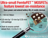 TI, 초소형 FemtoFET™ MOSFET