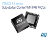 ST, 새로운 1달러 미만 STM32F3 부동 소수점 디지털 신호 컨트롤러, 총판 판매 시작