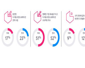 “완전한 디지털 트랜스포메이션 전략 갖춘 국내 기업은 23%에 그쳐”