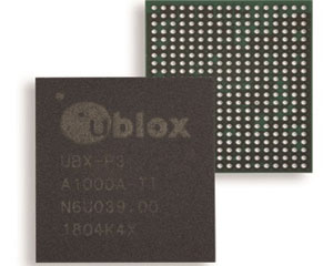 유블럭스, V2X 무선통신 칩 UBX-P3 출시