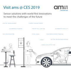ams, CES2019에서 센싱의 일상화 소개