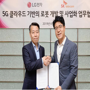 SK텔레콤, LG전자와 손잡고 5G로 클라우드와 로봇 결합한다