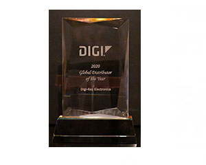 디지키, 4년 연속 Digi International의 올해 우수 글로벌 유통업체로 선정