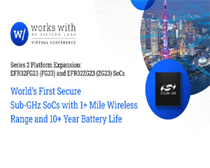 실리콘랩스, IoT 기기에 장거리 RF와 에너지 효율 지원하는 1GHz 이하 무선 SoC 발표