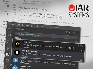 IAR 시스템즈, 비주얼 스튜디오 코드 작업하는 임베디드 개발자 추가 지원