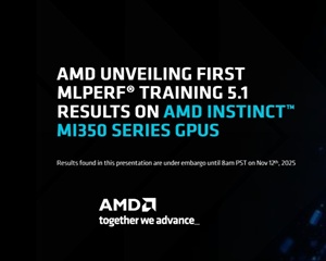 AMD, MLPerf 5.1 AI 학습 벤치마크 결과 공개