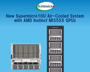 슈퍼마이크로, AMD 인스팅트 MI355X GPU의 뛰어난 성능 구현하는 AI 솔루션 발표