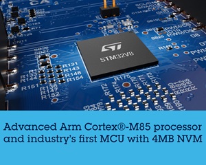 ST, 고성능 애플리케이션 지원하는 차세대 18nm 마이크로컨트롤러 발표