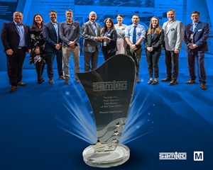 마우저 일렉트로닉스, Samtec이 선정한 2024년 올해의 글로벌 우수 서비스 유통기업